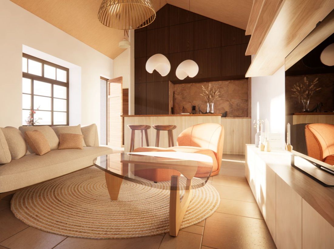 Projet 10x4 Maison de plain pied ATELIERS RONA - Avant/après - Rénovation (étude - architecture d'intérieur)